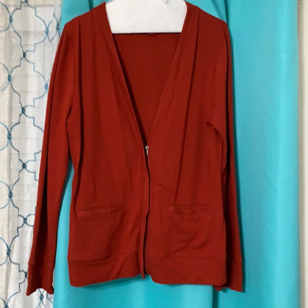 Burnt orange sweater